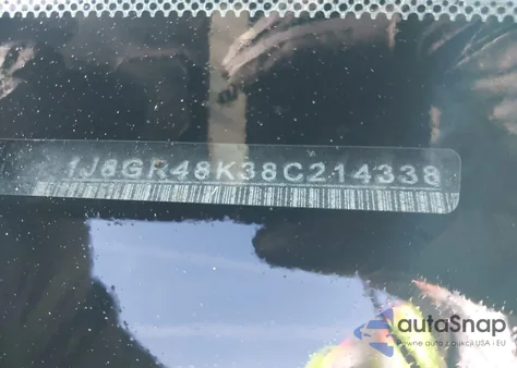 2008 Jeep Grand Cherokee Laredo из США, поврежденный, VIN 1J8GR48K38C214338